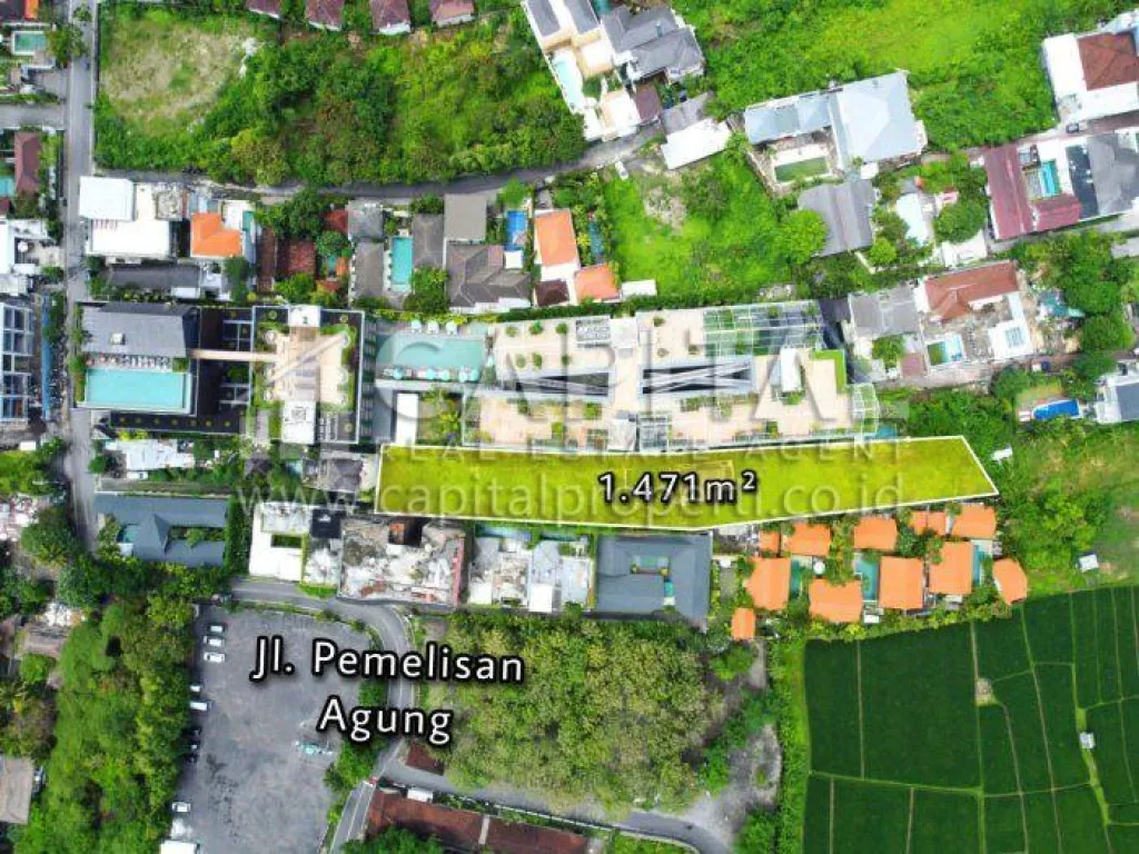 Jual tanah strategis dan pontesial di area Pantai Berawa Bali | iklanova.com