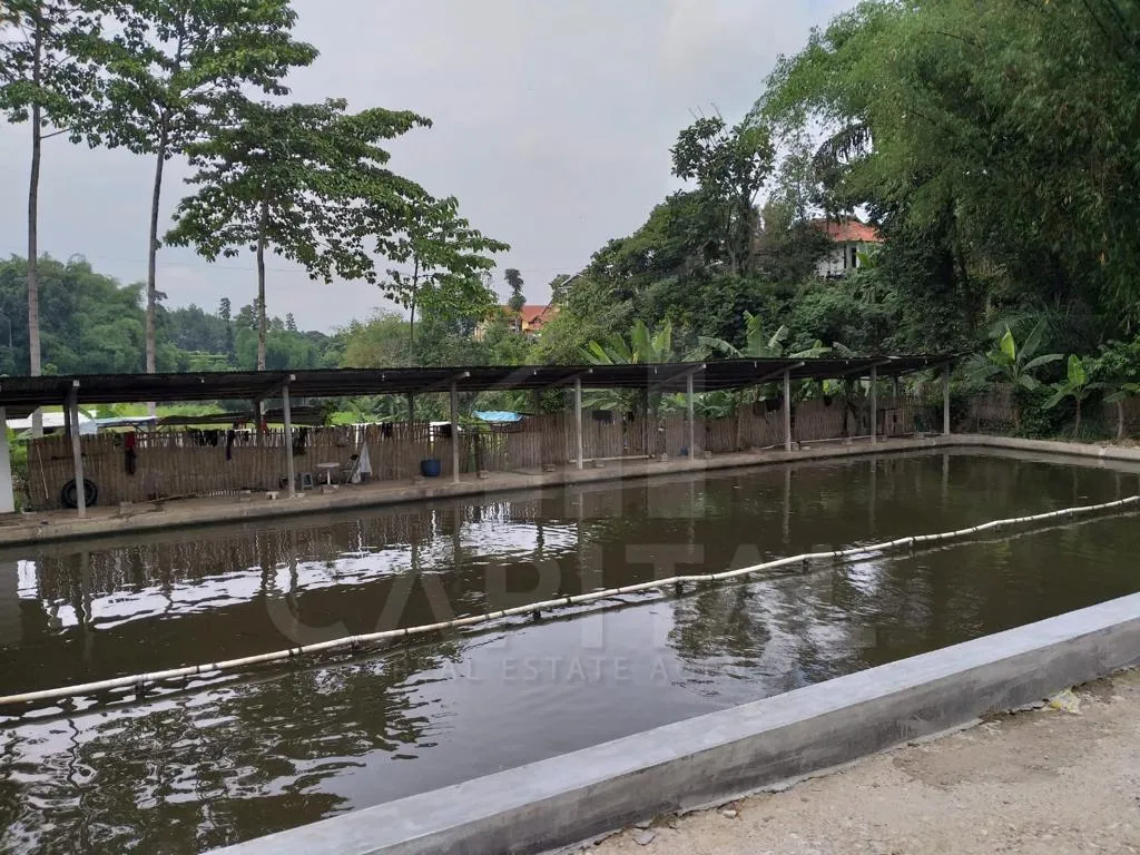 Jual villa dan kolam pemancingan di Ciwaruga Bandung | iklanova.com