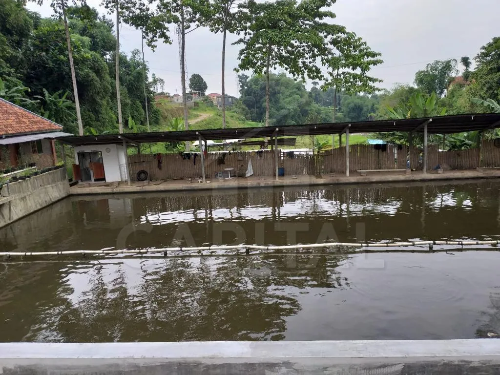 Jual villa dan kolam pemancingan di Ciwaruga Bandung | iklanova.com