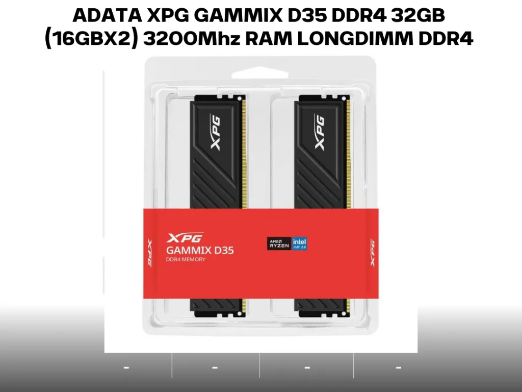 ADATA XPG GAMMIX D35 DDR4 32GB (16GBX2) 3200Mhz RAM LONGDIMM DDR4 | iklanova.com