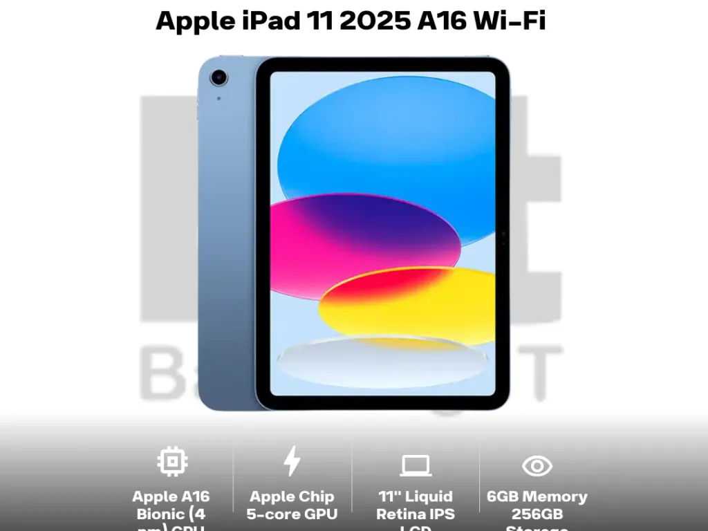 Apple iPad 11 2025 A16 Wi-Fi 256GB 11" Liquid Retina IPS LCD 12MP Camera Garansi Resmi | iklanova.com
