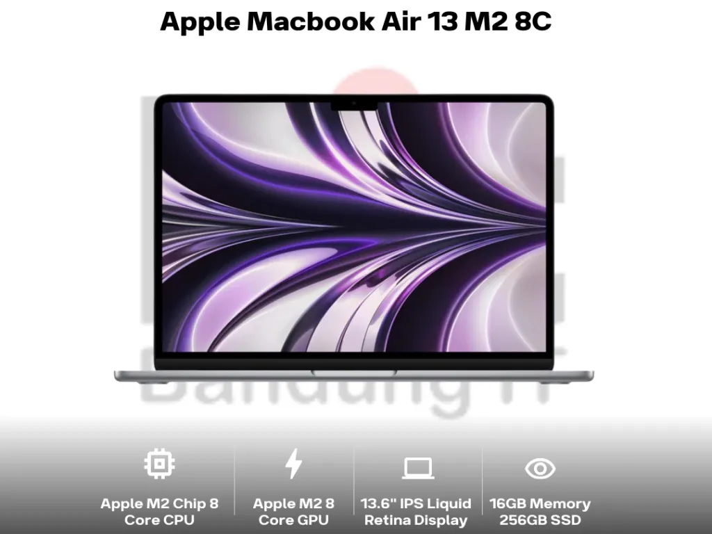 Apple Macbook Air 13 M2 8C CPU 8C GPU 16GB 256GB 13.6" IPS Liquid Retina | iklanova.com