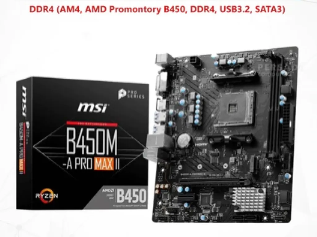 Asrock B450M-HDV R4.0 (AM4, AMD Promontory B450, DDR4, USB3.1, SATA3) | iklanova.com