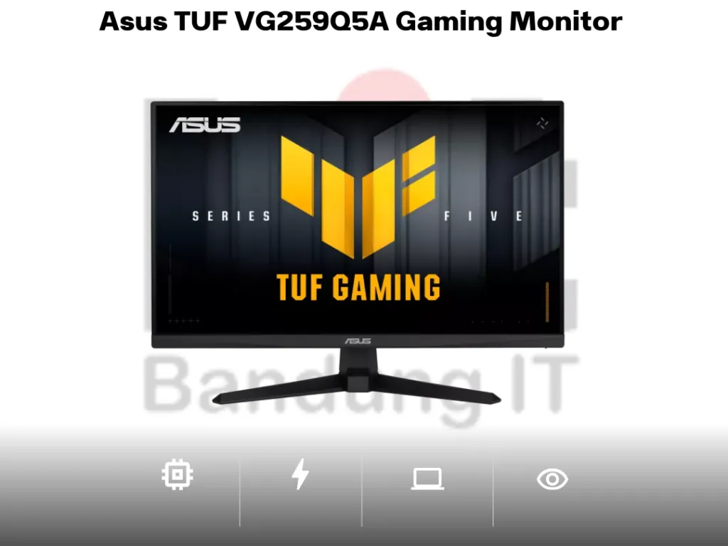 Asus TUF VG259Q5A Gaming Monitor 25 Inch Full HD 1080p Fast IPS 200Hz 0.3ms 99% sRGB HDR10 ELMB Stereo Speaker | iklanova.com