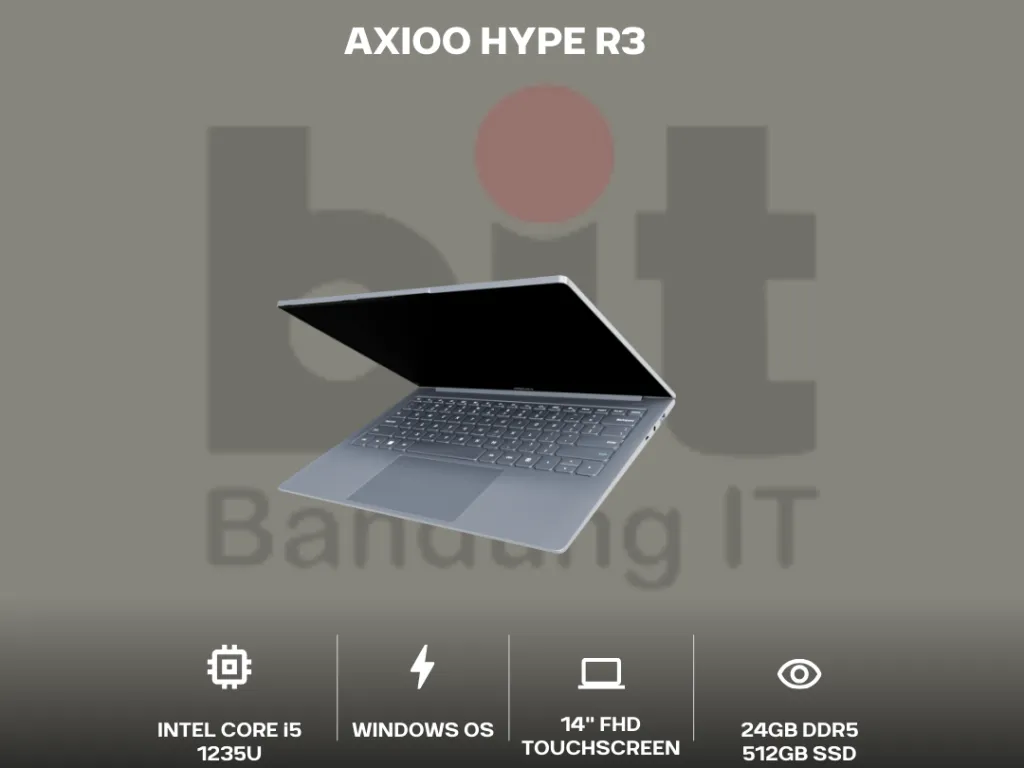 Axioo Hype-R Intel Core 12th Gen 24GB/512GB 14 Inch Full HD Touchscreen IPS - Intel Core i3 1215U 12GB 256GB | iklanova.com