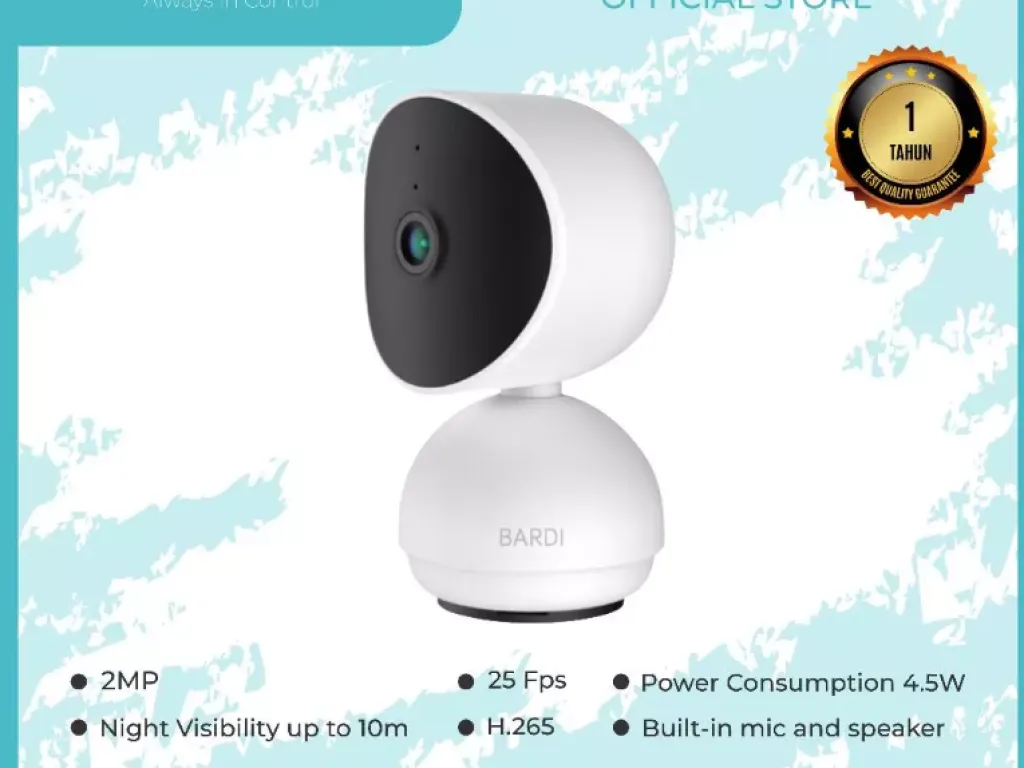 BARDI IP Camera CCTV Indoor PTZ Lite Version - New Produk | iklanova.com