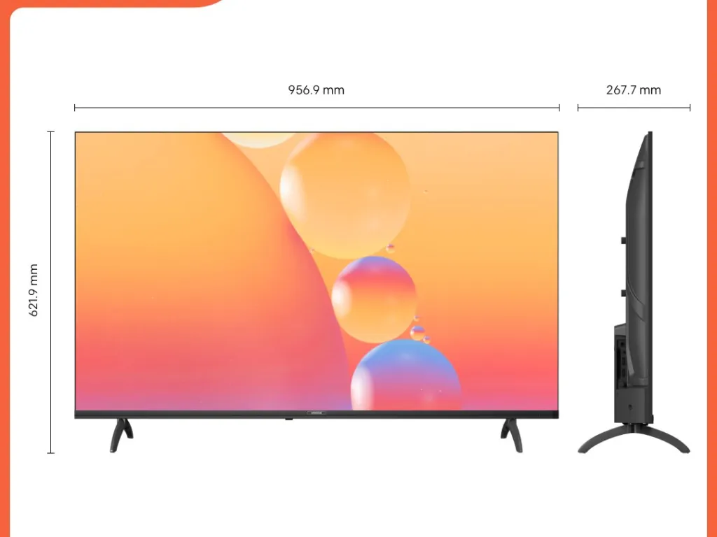 Coocaa 43s3u plus Led Tv 43 Inch Full Hd Smart Tv Coolita 3.0 Voice Control Dolby Audio | iklanova.com