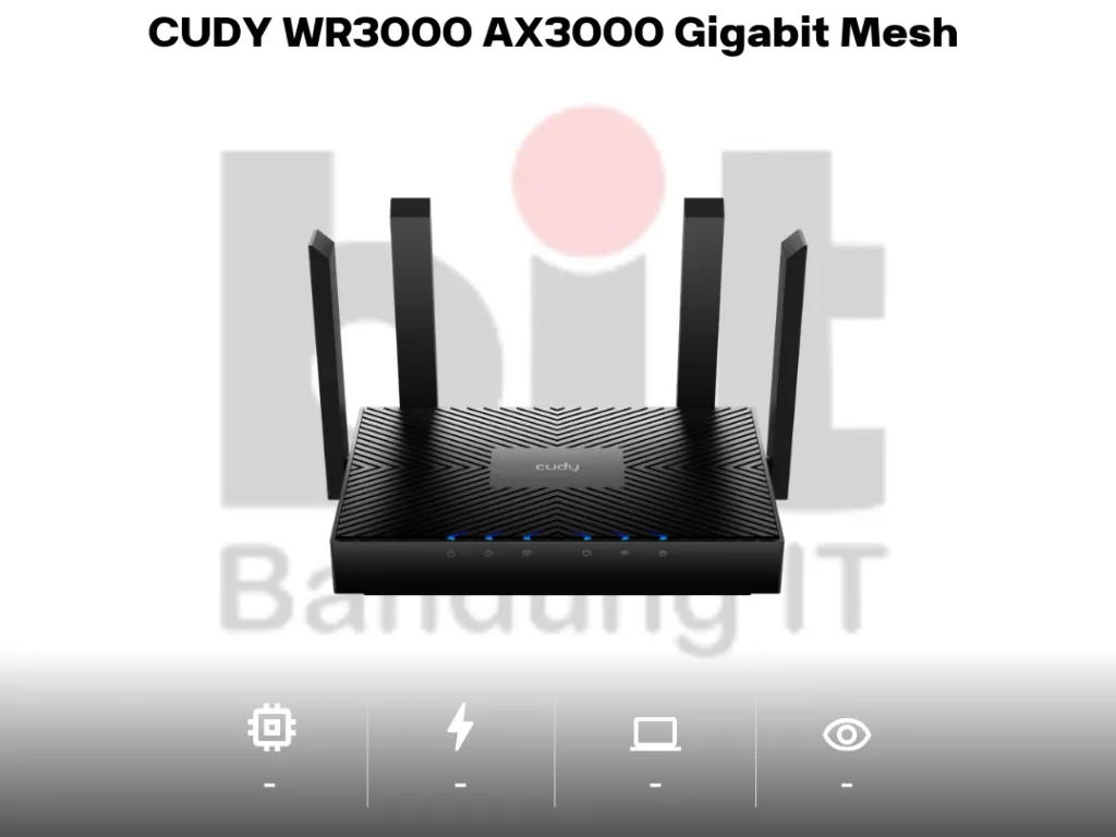 CUDY WR3000 AX3000 Gigabit Mesh Wi-Fi 6 Router / WR 3000 AX 3000 | iklanova.com