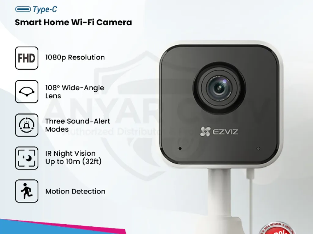 EZVIZ H1C 2MP 1080P TWO WAY TALK-WIDE ANGLE/CAMERA CCTV WIFI EZVIZ | iklanova.com
