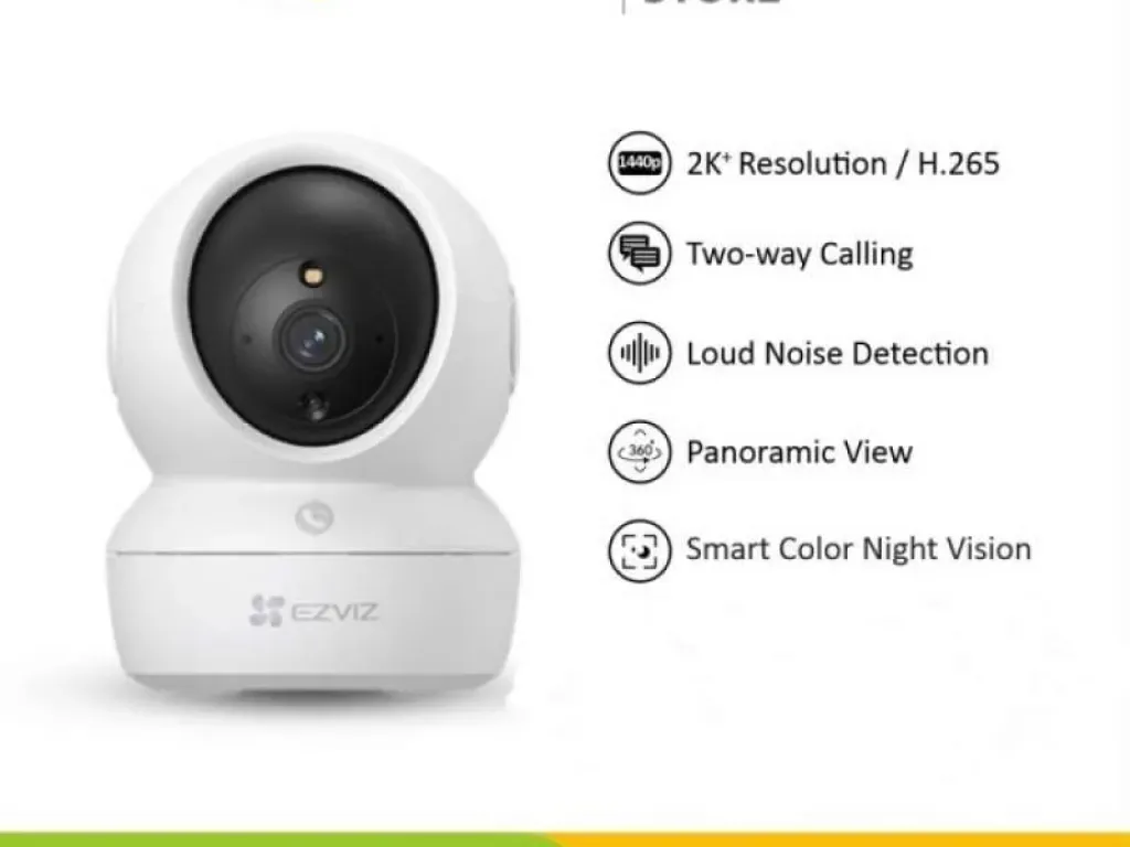 EZVIZ H6C PRO 3MP - Smart Color Night Vision Pan & Tilt Two Way Audio | iklanova.com