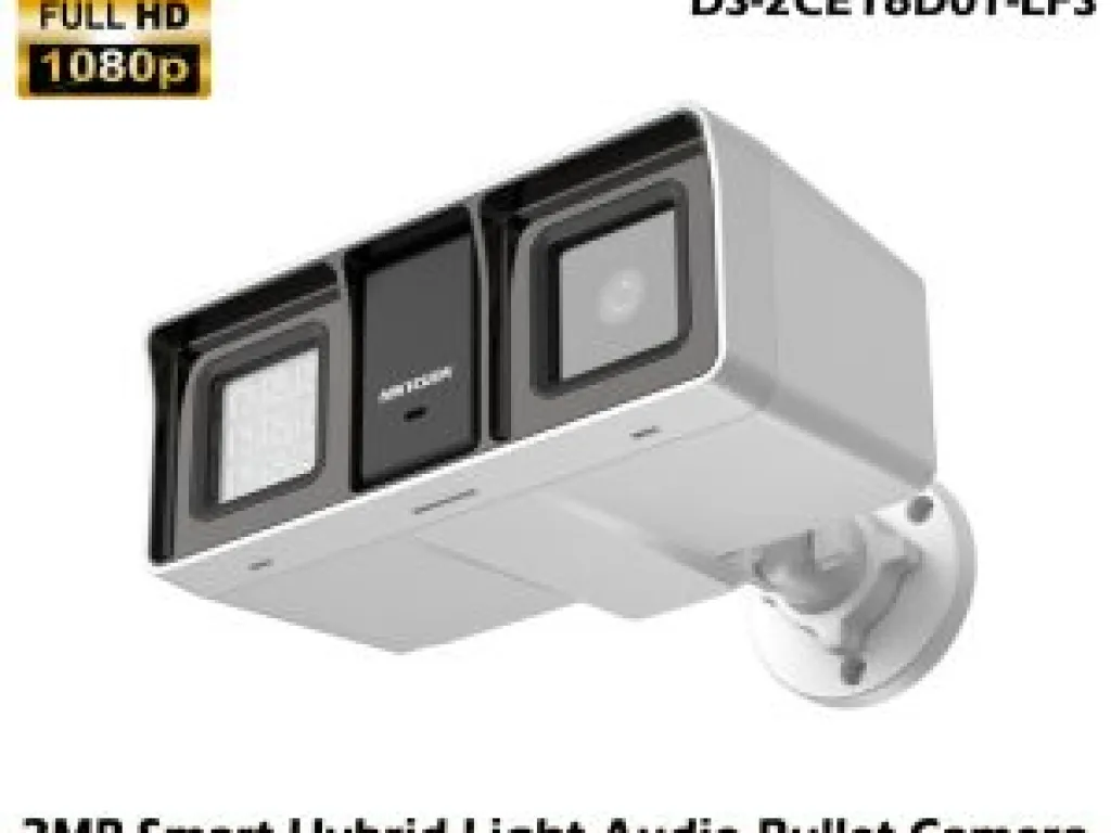 HIKVISION DS-2CE18D0T-LFS 2MP Smart Hybrid Light Audio Bullet Camera | iklanova.com