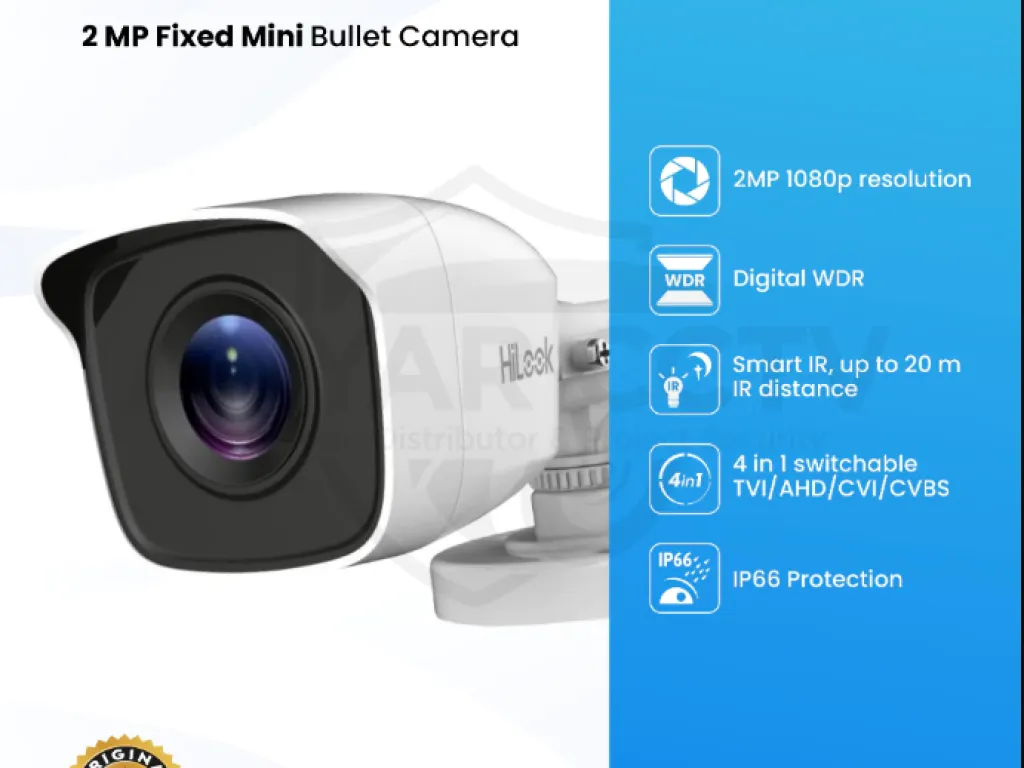 HILOOK CAMERA CCTV1080P by Hikvision product THC-B120-PC | iklanova.com