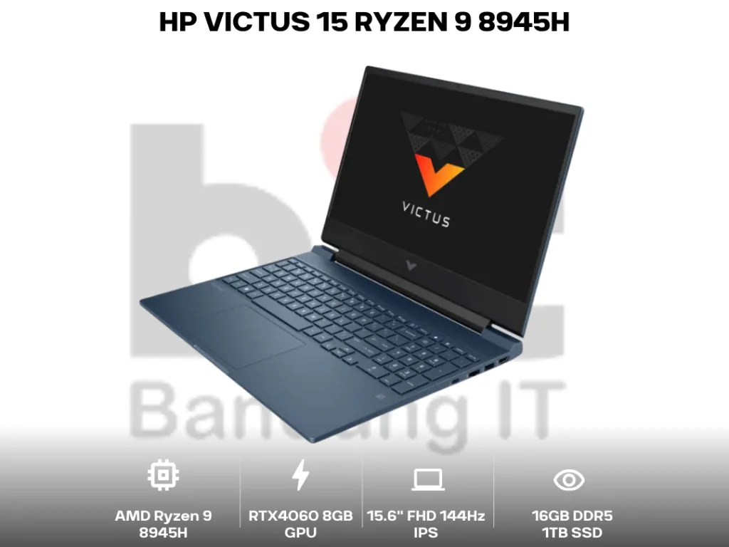 HP Victus 15 Ryzen 9 8945HS RTX4060 16GB 1TB 15.6" FHD IPS 144Hz | iklanova.com