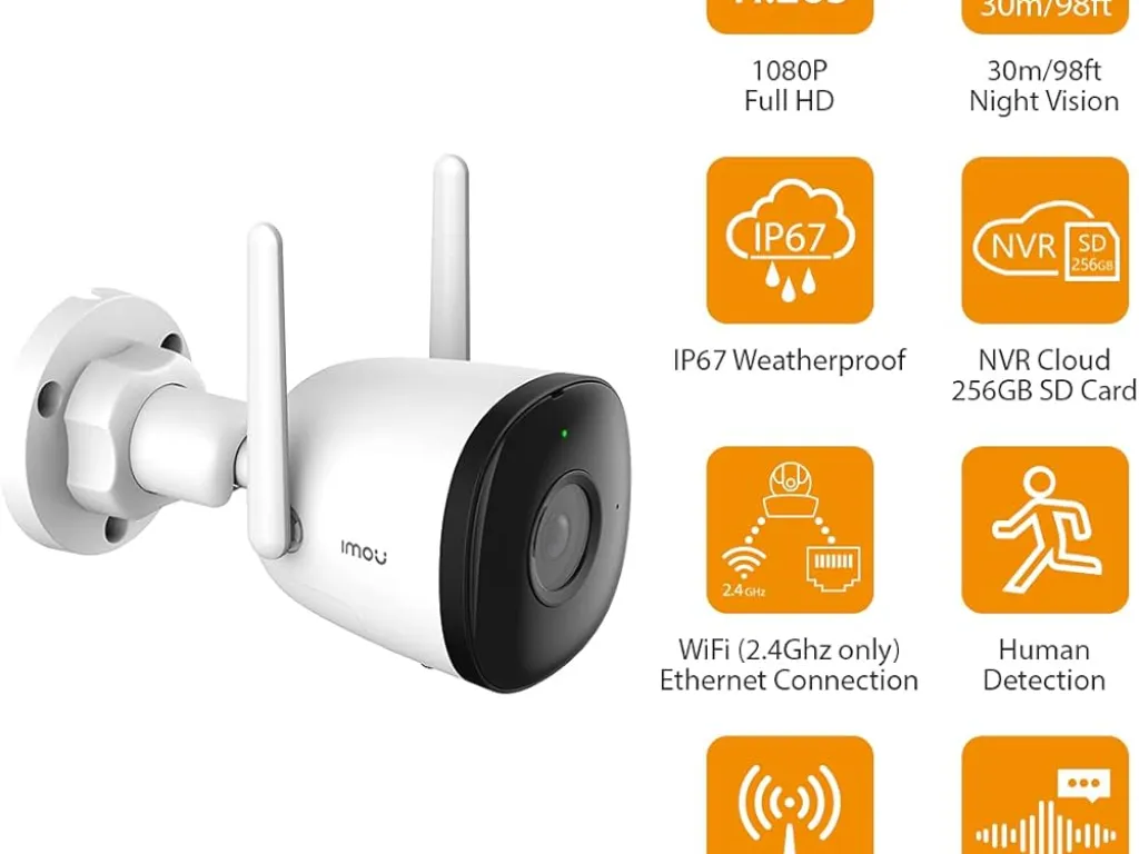 IMOU Bullet 3 3MP Smart Color Night Vision Bullet Wi-Fi Camera with Active Deterrence | iklanova.com