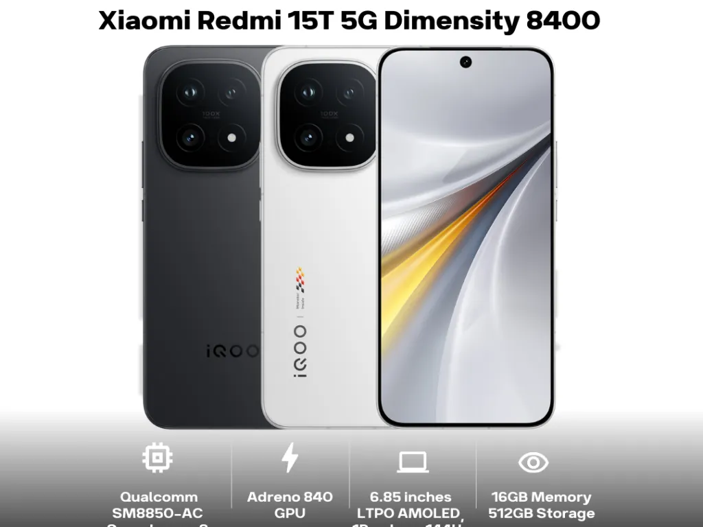 iQOO 15 5G NFC Snapdragon 8 Elite Gen5 16GB 512GB 6.85 Inch LTPO AMOLED 144Hz HDR 50MP Triple Main Camera OIS | iklanova.com