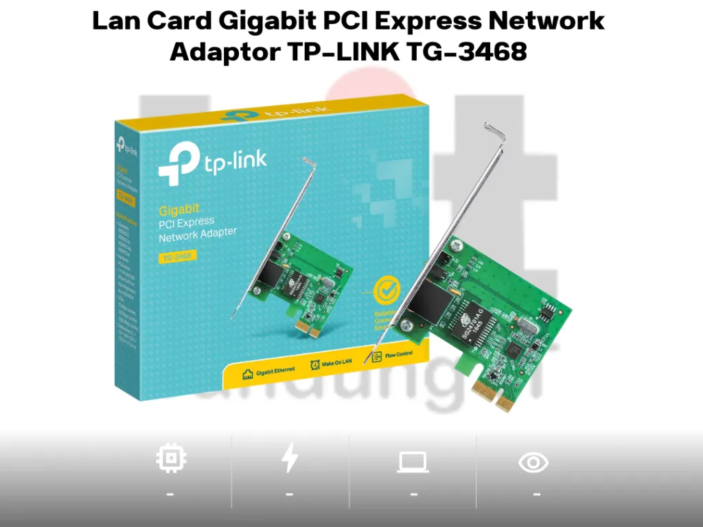 Lan Card Gigabit PCI Express Network Adaptor TP-LINK TG-3468 | iklanova.com