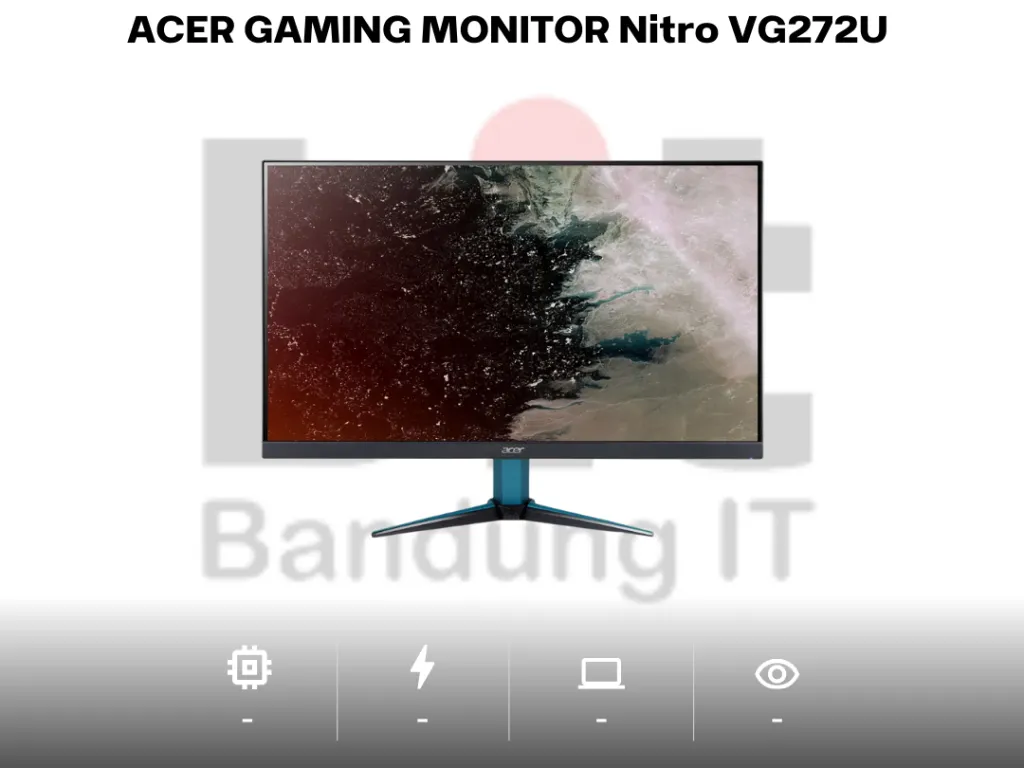 LED ACER GAMING MONITOR Nitro VG272U W2 27" 2K IPS 240Hz 1ms | iklanova.com