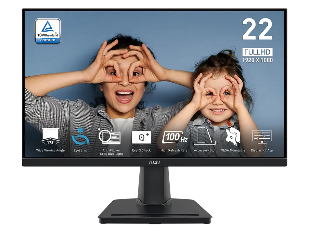 LED Monitor MSI PRO MP225V Full HD 22" 100Hz | iklanova.com