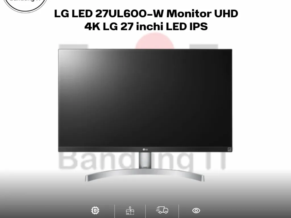 LG LED 27UL600-W Monitor UHD 4K LG 27 inchi LED IPS | iklanova.com