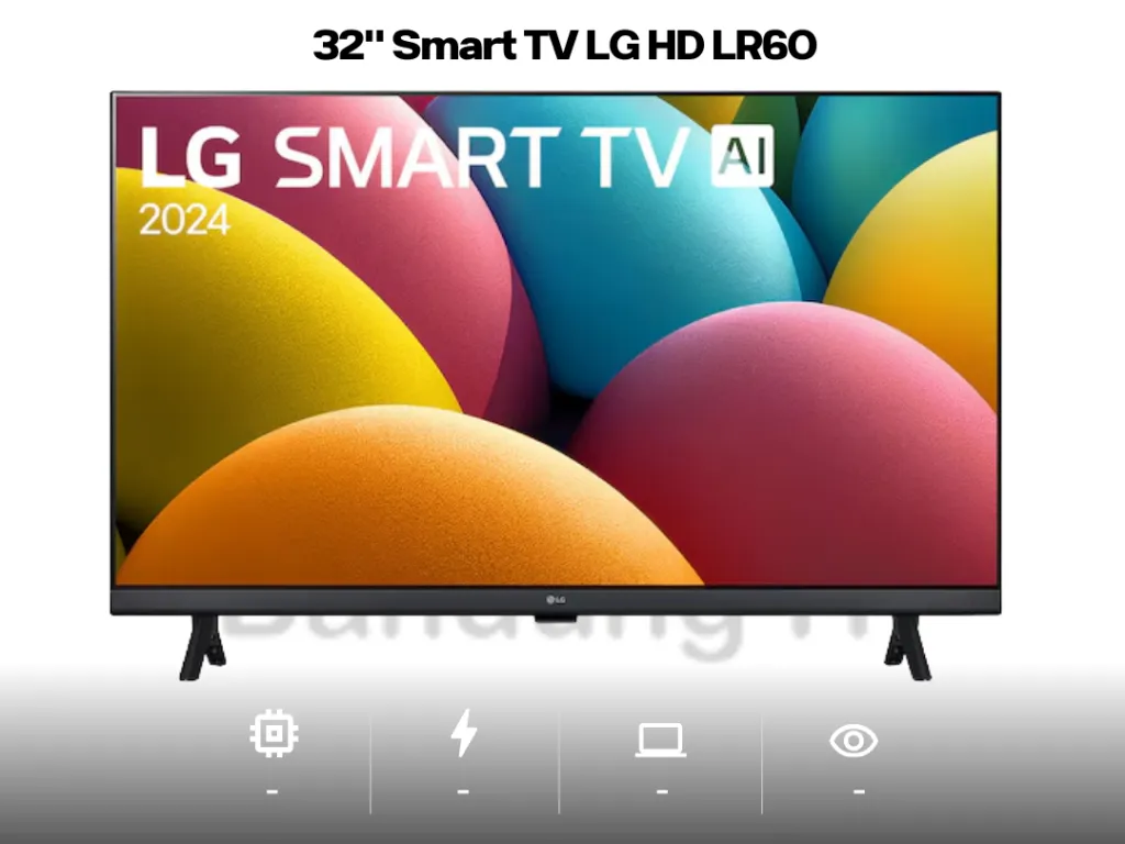 LG Smart TV 32" inch HD Magic Remote WebOS 32LR600BPSB | iklanova.com