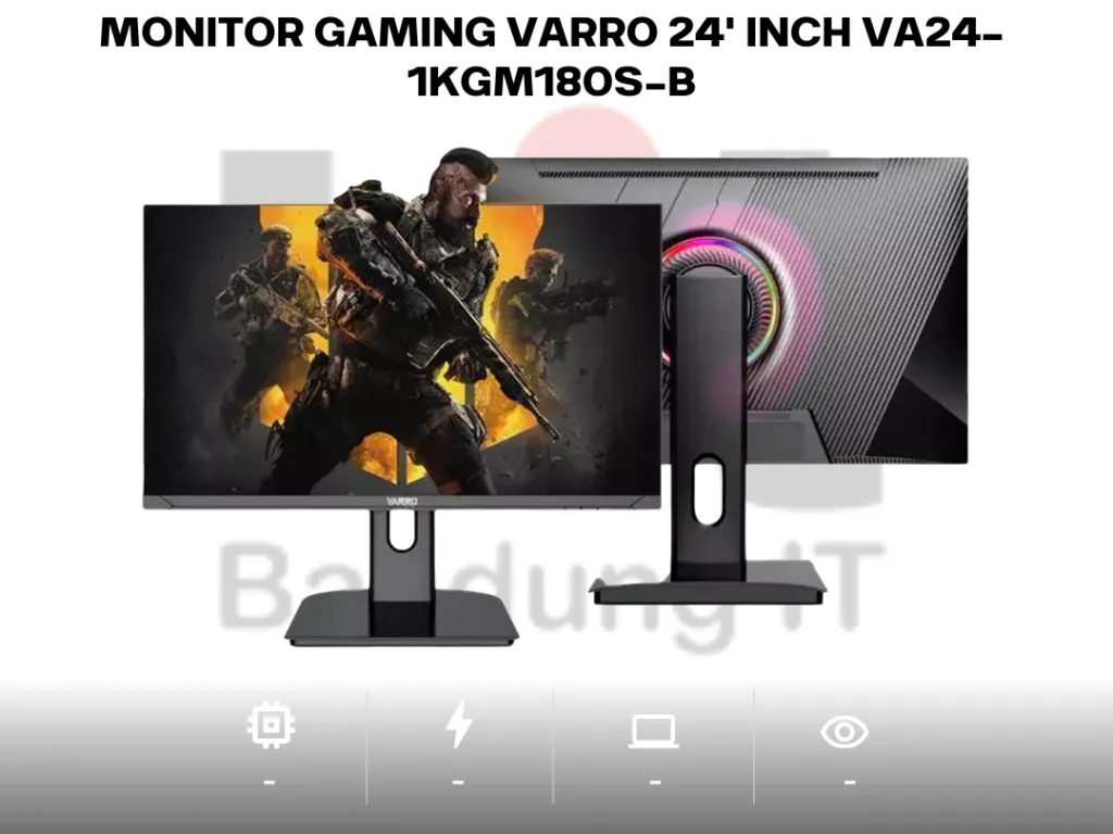 MONITOR GAMING VARRO 24' INCH VA24-1KGM180S-B IPS FHD 180Hz 0.5MS | iklanova.com