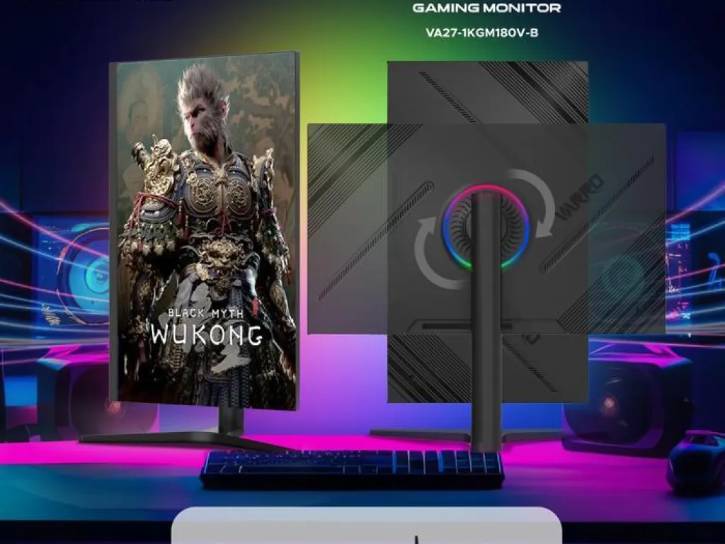 MONITOR GAMING VARRO 27" INCH VA27-1KGM180V-B IPS FHD 180Hz | iklanova.com