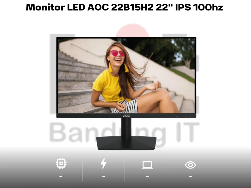 Monitor LED AOC 22B15H2 22" IPS 100hz | iklanova.com