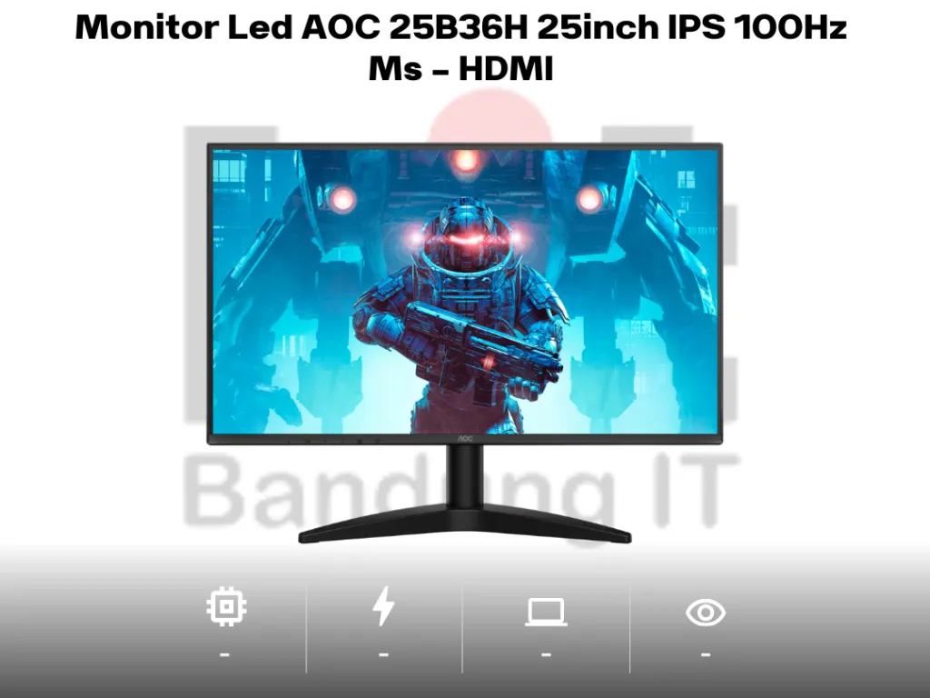 Monitor Led AOC 25B36H 25inch IPS 100Hz Ms - HDMI | iklanova.com