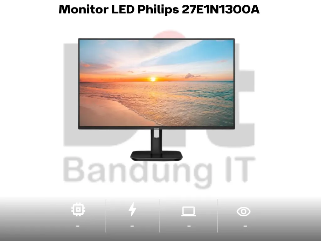 Monitor LED Philips 27E1N1300A IPS Full HD 27 Inch | iklanova.com