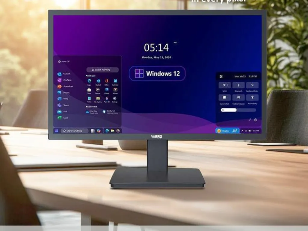 MONITOR LED VARRO Predator Gaming 19" VA19-MOF75-S Garansi Resmi VGA HDMI | iklanova.com