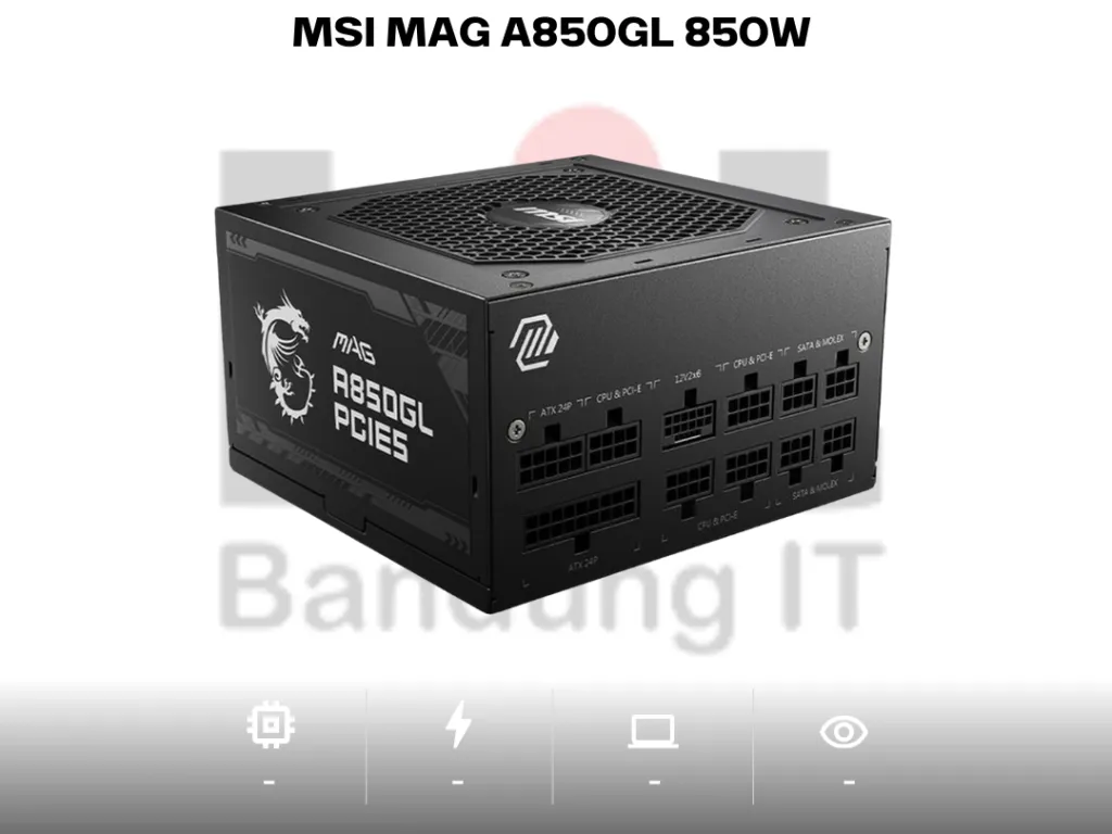 MSI MAG A850GL 850W 80+ GOLD PCIE5 | iklanova.com