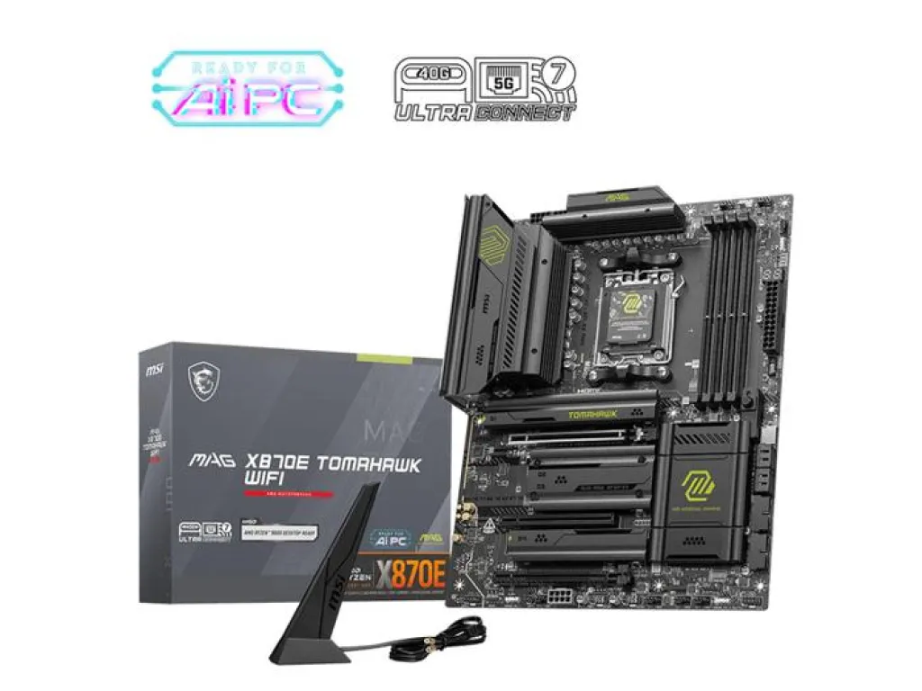 MSI MAG X870E TOMAHAWK WIFI AM5 DDR5 motherboard | iklanova.com