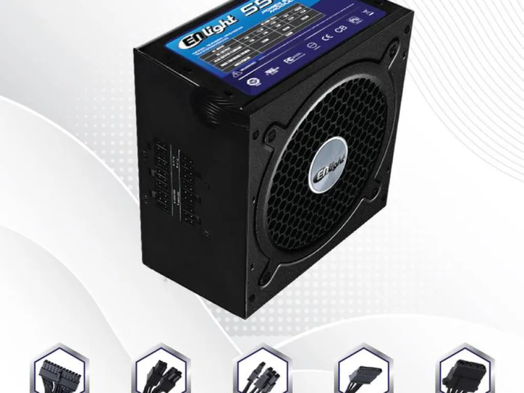 Power Supply Enlight 550 watt 80+ bronze Full Modular | iklanova.com