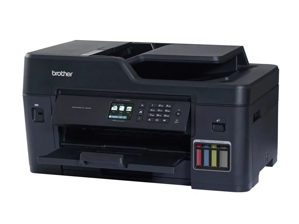 Printer Brother MFC-T4500DW A3 Multifunction Wireless T4500-DW With FAX ADF & Flatbed Garansi Resmi | iklanova.com
