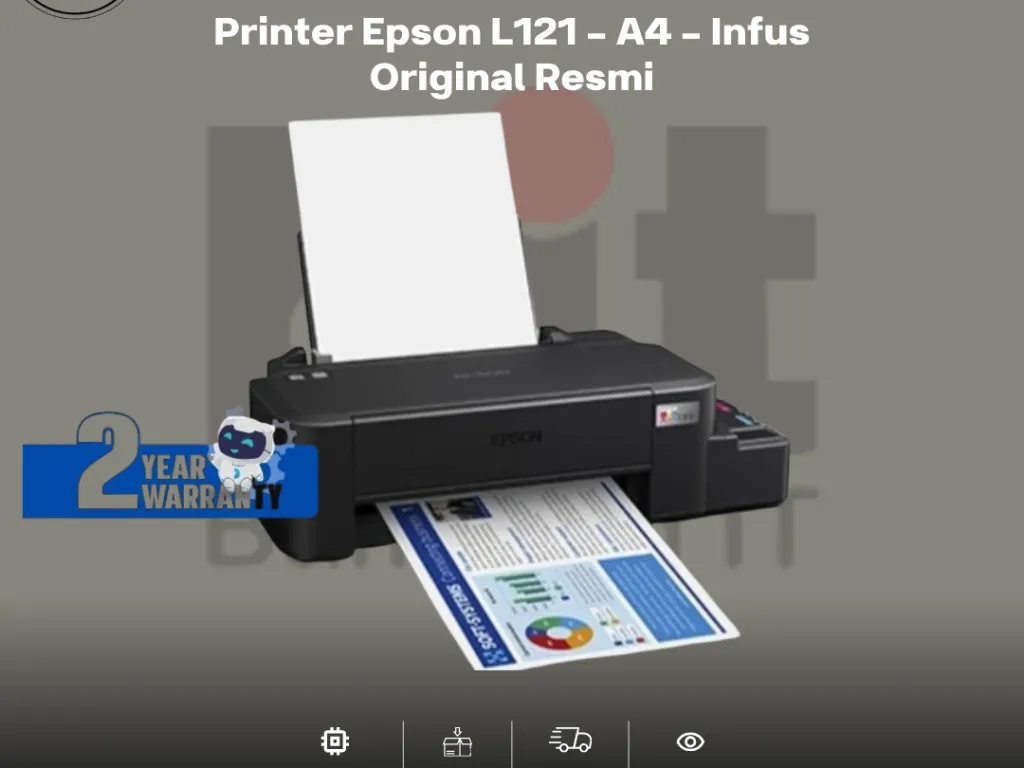 Printer Epson L121 - A4 - Infus Original Resmi | iklanova.com