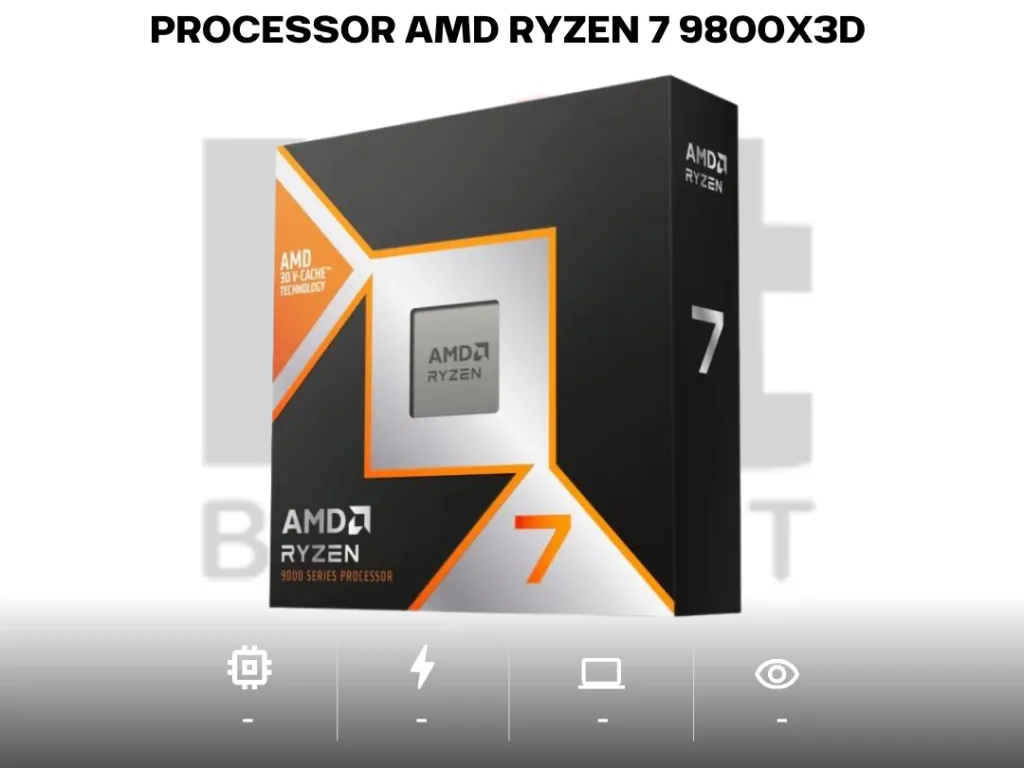 PROCESSOR AMD RYZEN 7 9800X3D AM5 8 CORE 16 THREAD 4.7 GHz - BOX | iklanova.com