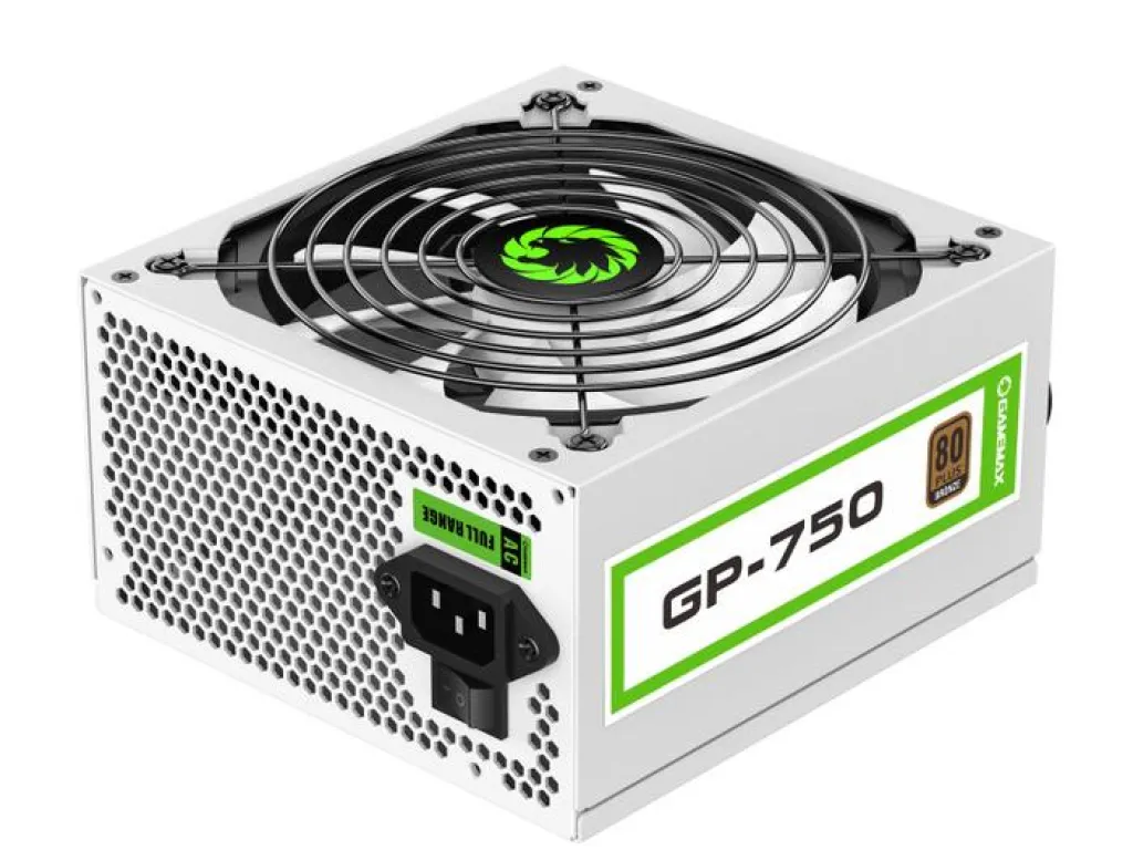PSU GAMEMAX GP750 750Watt GP-750 - 80plus Bronze White | iklanova.com