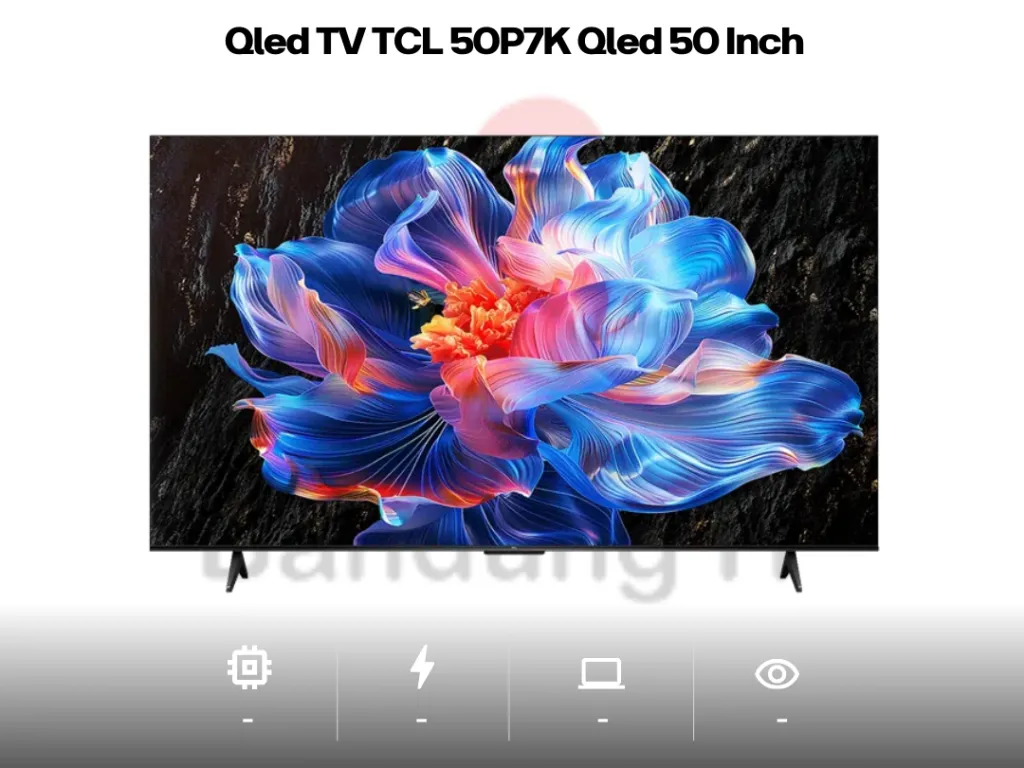 Qled TV Tcl 50P7K Qled 50 Inch Uhd Smart Tv HDR10+ Slim & Uni-body Dolby Vision · Atmos | iklanova.com