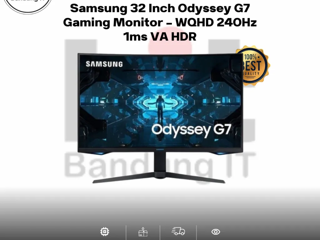 Samsung 32 Inch Odyssey G7 Gaming Monitor - WQHD 240Hz 1ms VA HDR | iklanova.com