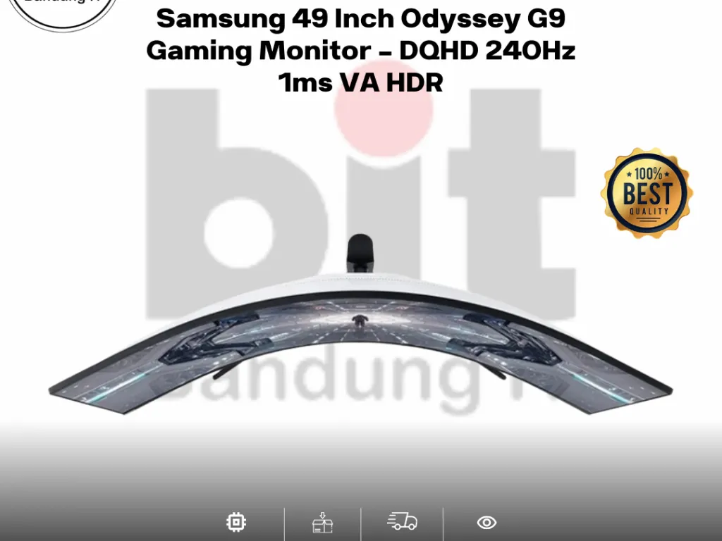 Samsung 49 Inch Odyssey G9 Gaming Monitor - DQHD 240Hz 1ms VA HDR | iklanova.com