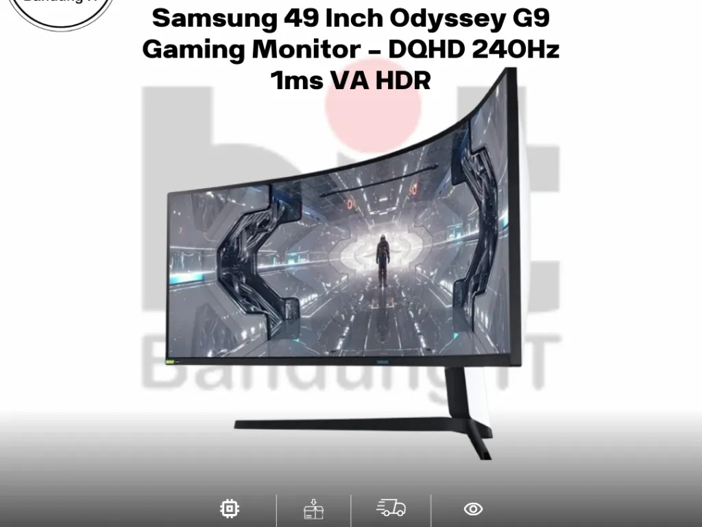 Samsung 49 Inch Odyssey G9 Gaming Monitor - DQHD 240Hz 1ms VA HDR | iklanova.com
