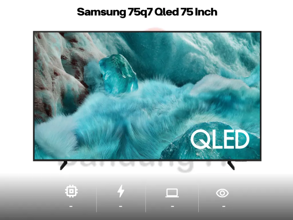 Samsung 75q7 Qled 75 Inch QLED Q7F 4K Samsung Vision AI Smart TV | iklanova.com