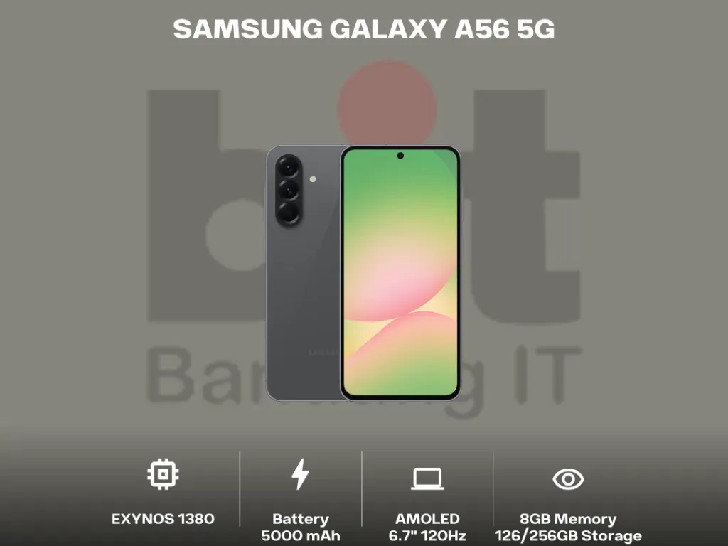 SAMSUNG GALAXY A56 5G 8GB/12GB 256GB GARANSI RESMI INDONESIA | iklanova.com