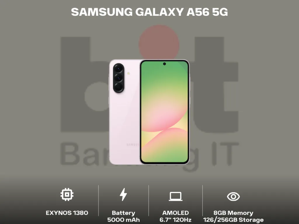 SAMSUNG GALAXY A56 5G 8GB/12GB 256GB GARANSI RESMI INDONESIA | iklanova.com