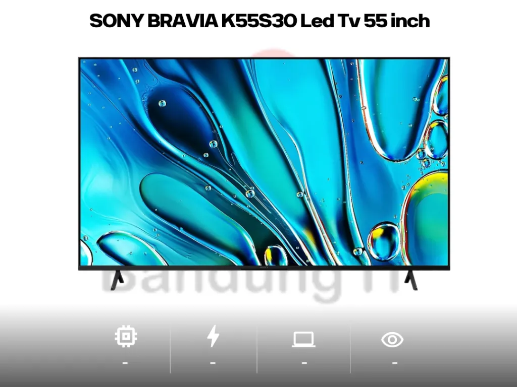 SONY BRAVIA K55S30 55s30 Led Tv 55 inch Uhd 4K Google TV Sony Smart TV | iklanova.com