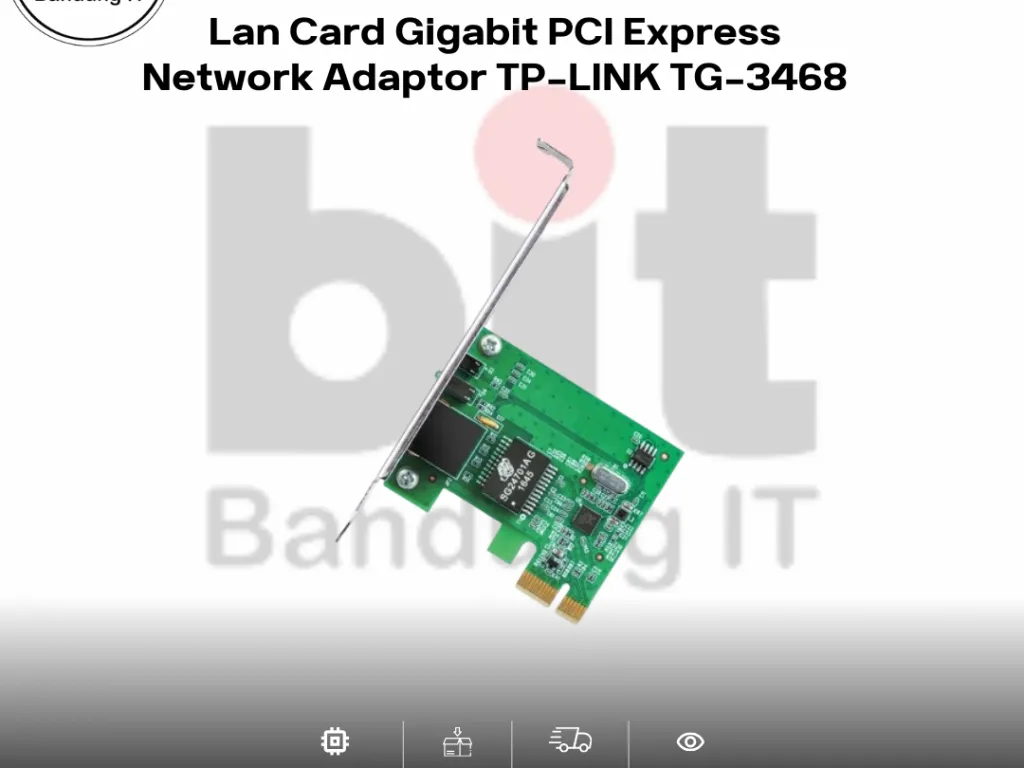 TP-LINK Lan Card Gigabit PCI Express Network Adaptor TG-3468 | iklanova.com