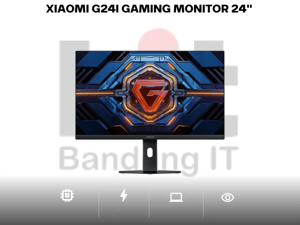 XIAOMI G24I GAMING MONITOR 24" FHD IPS 99% SRGB 180HZ FLAT 3Y WARRANTY | iklanova.com