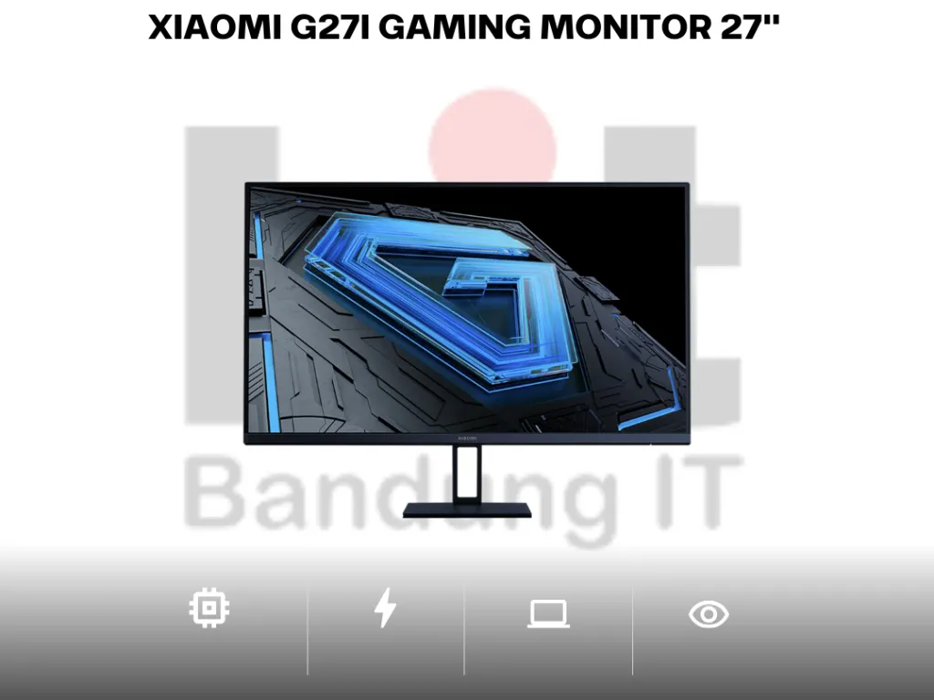 XIAOMI G27I GAMING MONITOR 27" FHD IPS 99% SRGB 165HZ FLAT 3Y WARRANTY | iklanova.com