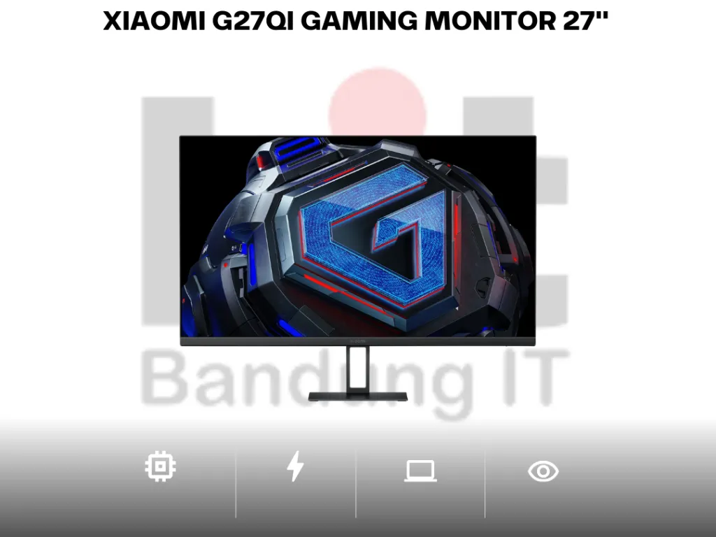 XIAOMI G27QI GAMING MONITOR 27" 2K IPS 180HZ 100% SRGB FLAT 3Y WARRANTY | iklanova.com